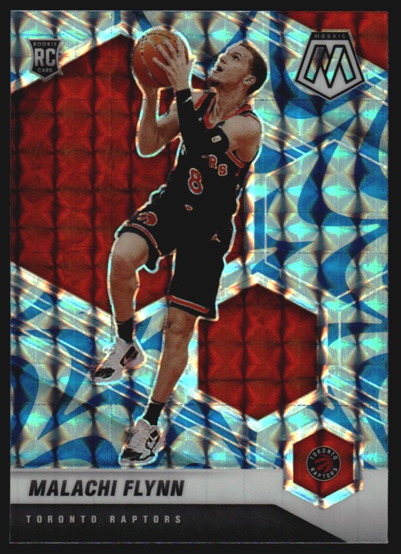 2020-21 Panini Mosaic Mosaic Reactive Blue #236 Malachi Flynn