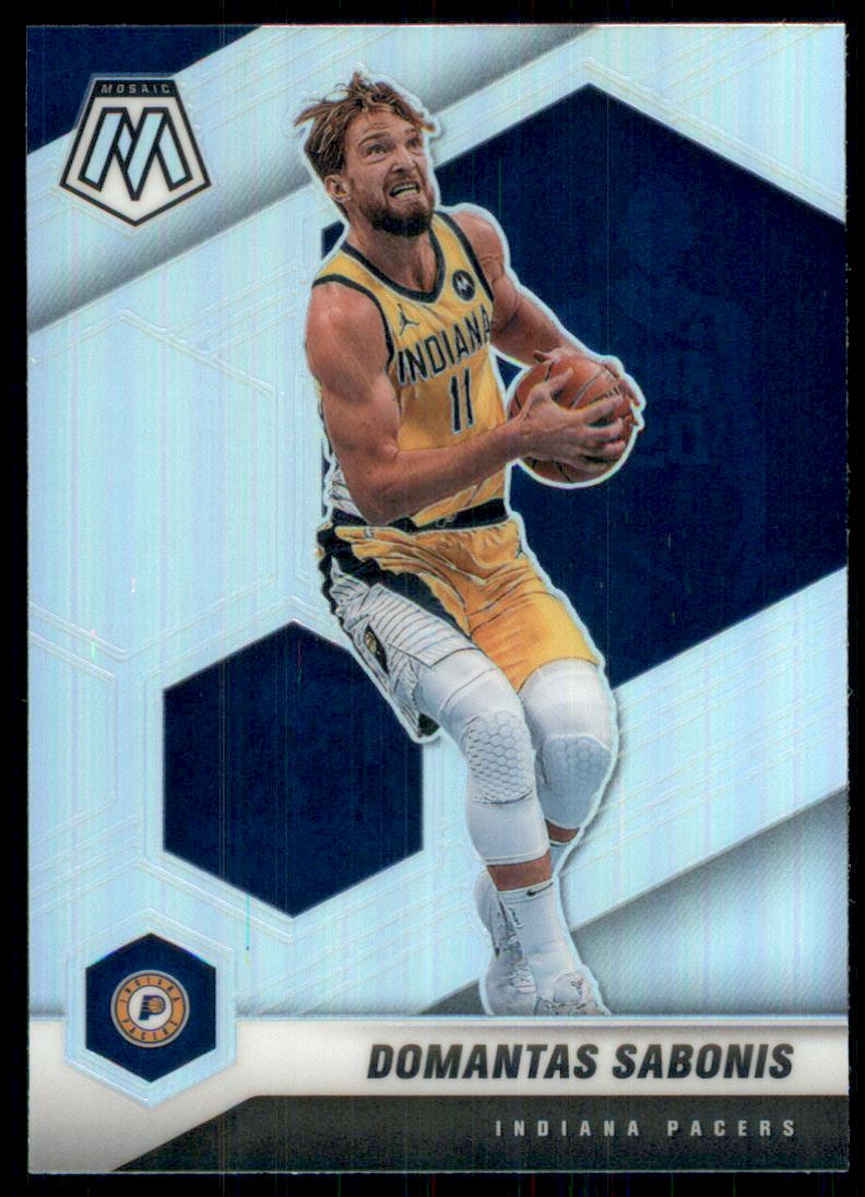 2020-21 Panini Mosaic Silver #15 Domantas Sabonis