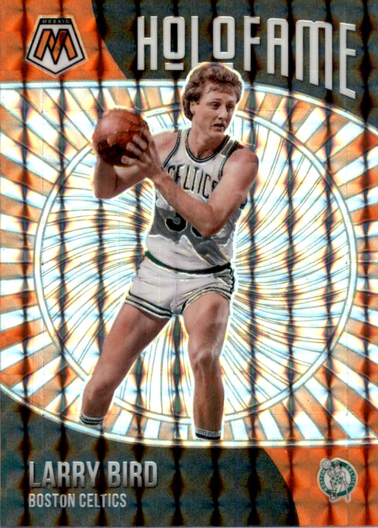 2020-21 Panini Mosaic HoloFame Mosaic #4 Larry Bird