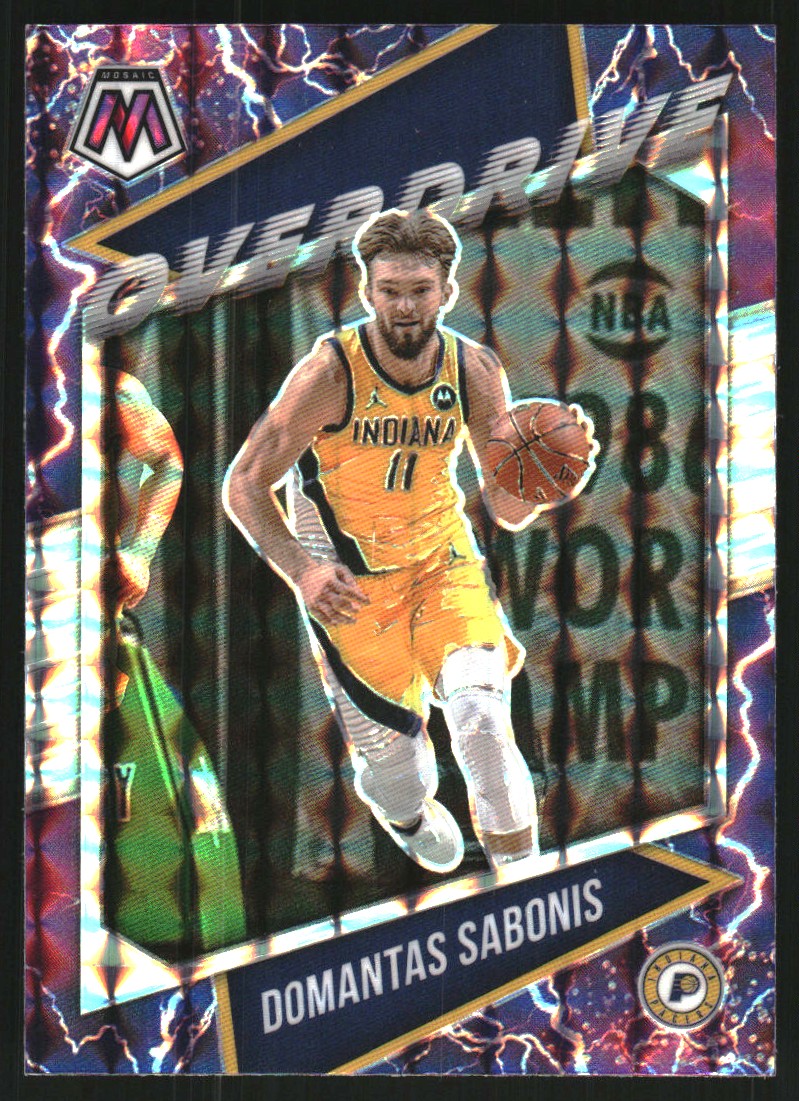 2020-21 Panini Mosaic Overdrive #22 Domantas Sabonis