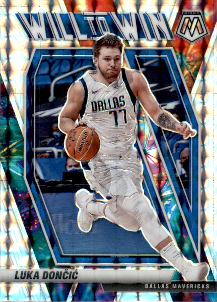 2020-21 Panini Mosaic Will to Win Mosaic #12 Luka Doncic