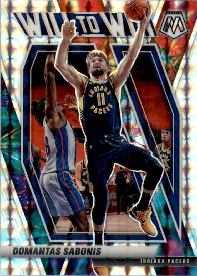 2020-21 Panini Mosaic Will to Win Mosaic #19 Domantas Sabonis