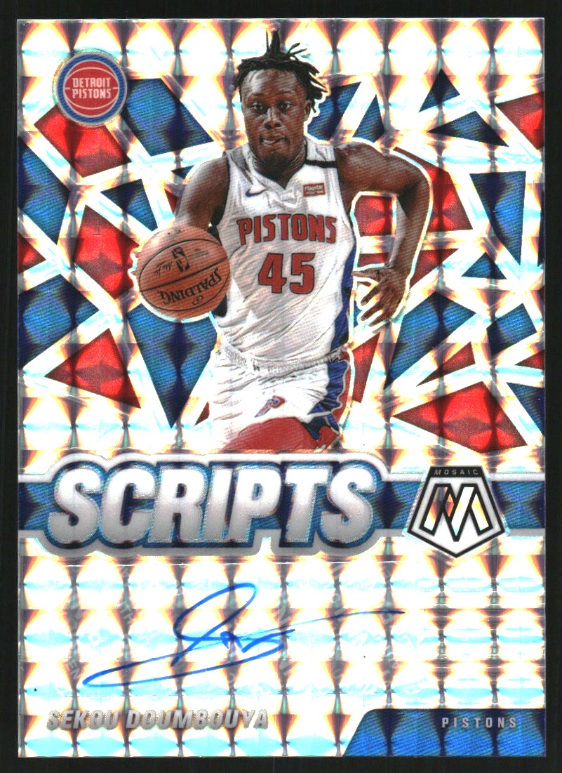 2020-21 Panini Mosaic Scripts #20 Sekou Doumbouya
