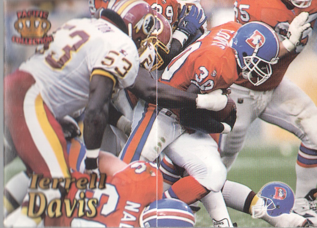 1995 Pacific Triple Folders #32 Terrell Davis