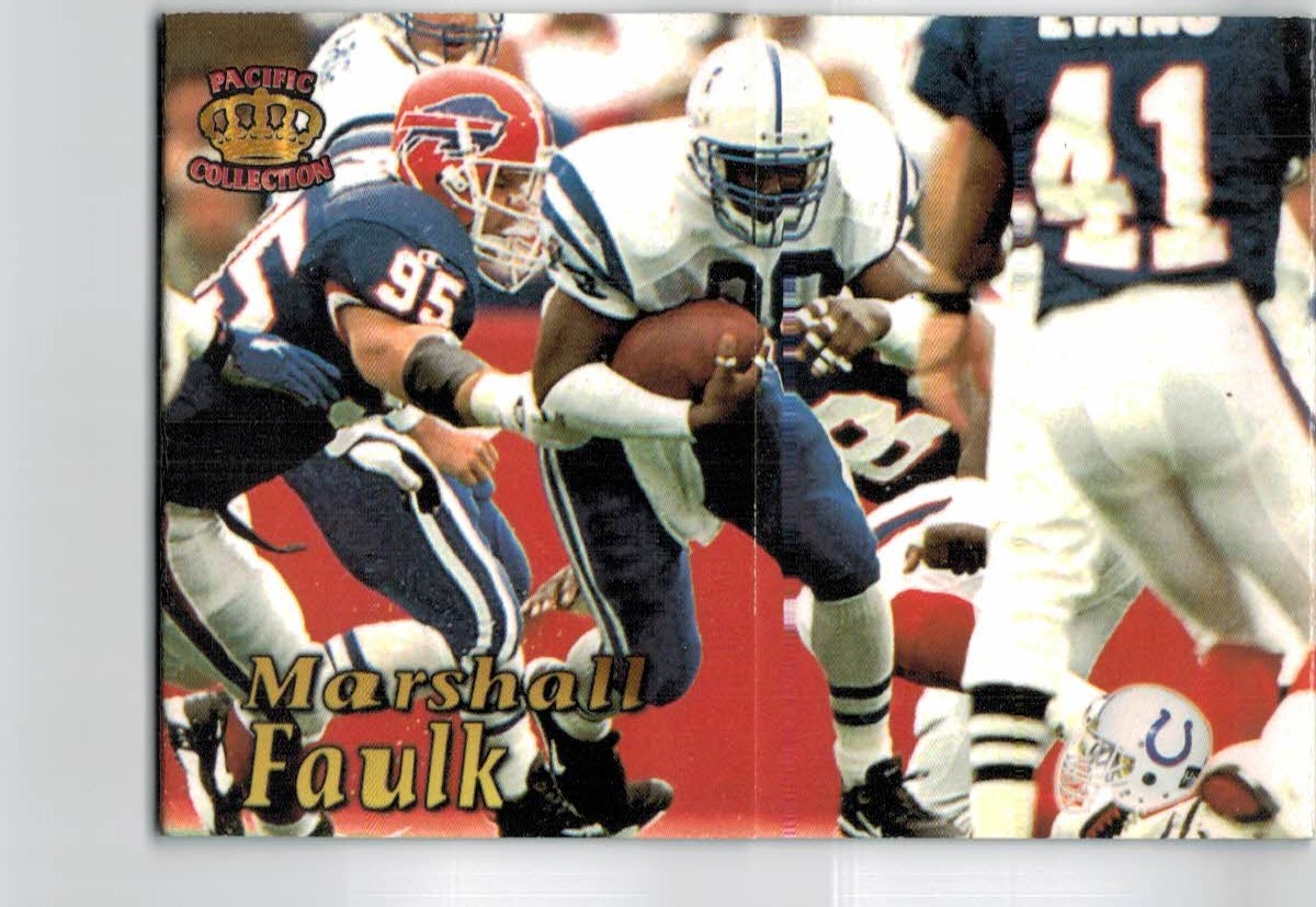 1995 Pacific Triple Folders #43 Marshall Faulk