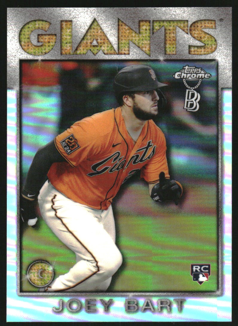 2021 Topps Chrome Ben Baller '86 Topps #86TB15 Joey Bart