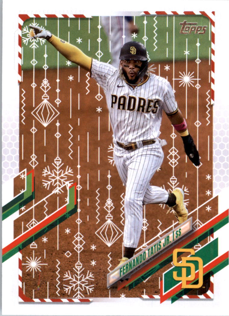 2021 Topps Walmart Holiday Baseball Card Pick (Base)