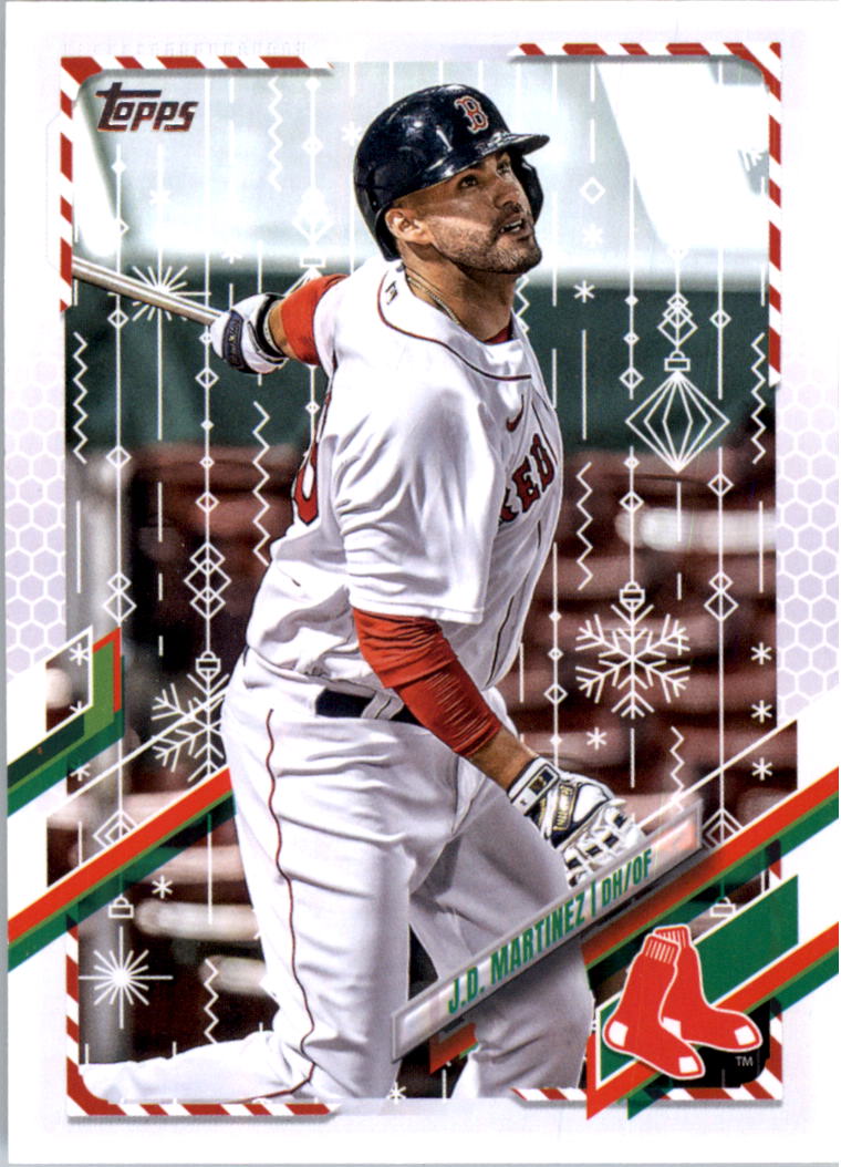 2021 Topps Walmart Holiday Baseball Card Pick (Base)