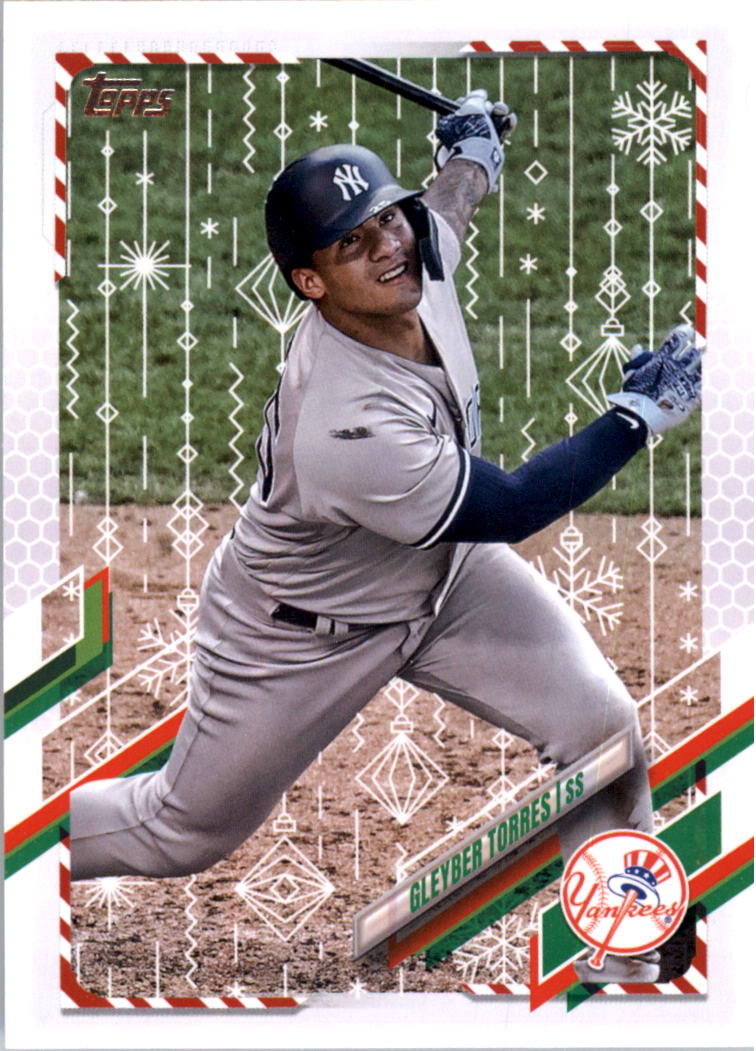 2021 Topps Walmart Holiday Baseball Card Pick (Base)