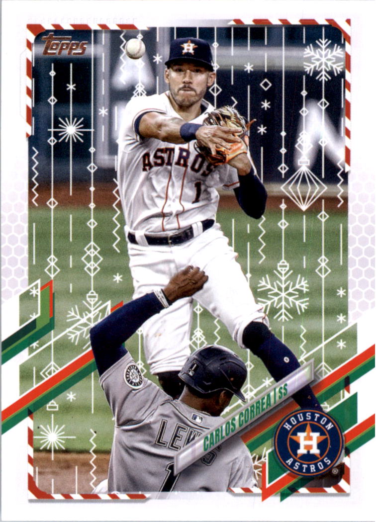 2021 Topps Walmart Holiday Baseball Card Pick (Base)