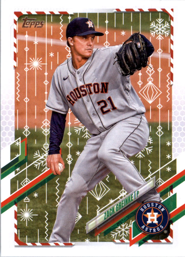 2021 Topps Walmart Holiday Baseball Card Pick (Base)