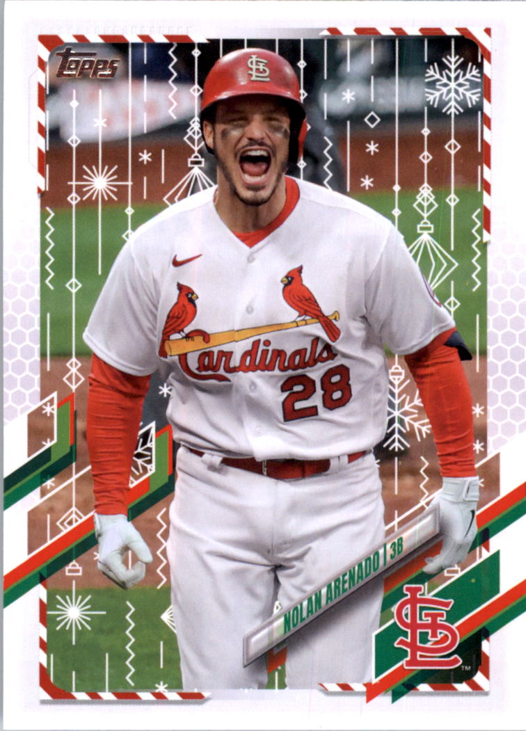 2021 Topps Walmart Holiday Baseball Card Pick (Base)