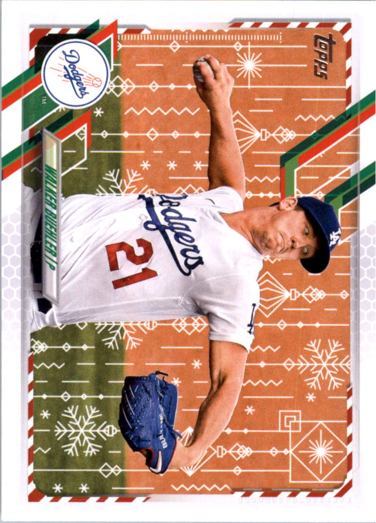 2021 Topps Walmart Holiday Baseball Card Pick (Base)