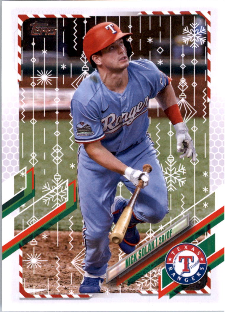 2021 Topps Walmart Holiday Baseball Card Pick (Base)