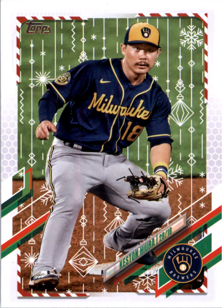 2021 Topps Walmart Holiday Baseball Card Pick (Base)