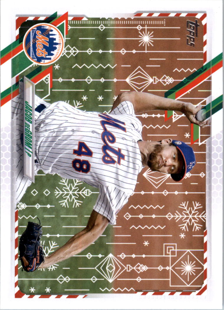 2021 Topps Walmart Holiday Baseball Card Pick (Base)