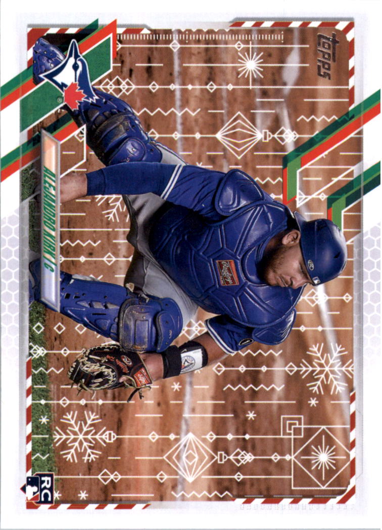 2021 Topps Walmart Holiday Baseball Card Pick (Base)