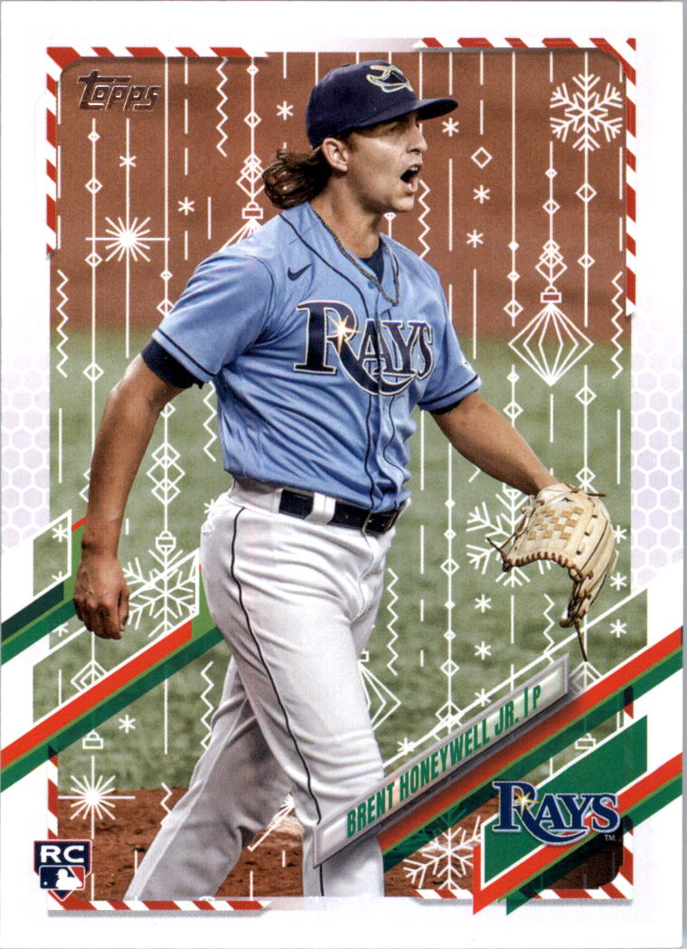 2021 Topps Walmart Holiday Baseball Card Pick (Base)