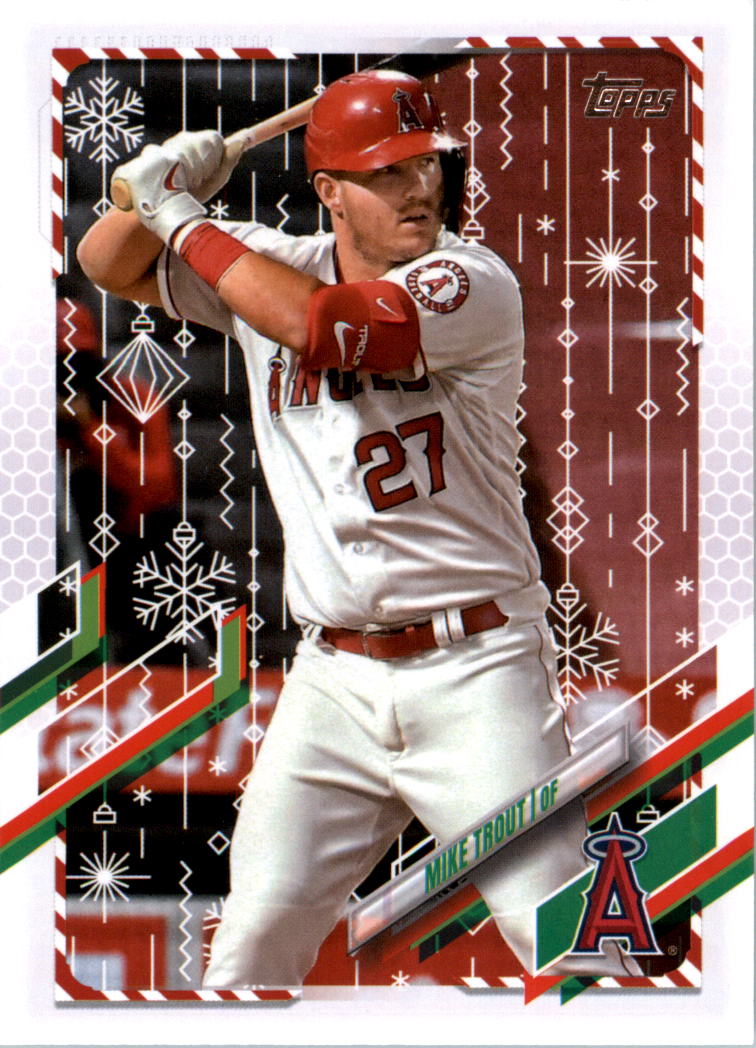 2021 Topps Walmart Holiday Baseball Card Pick (Base)