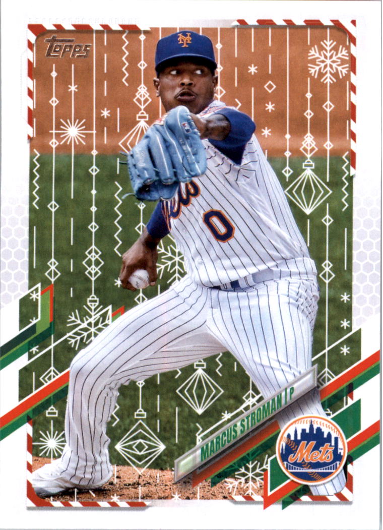 2021 Topps Walmart Holiday Baseball Card Pick (Base)