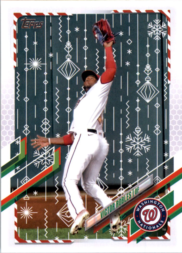 2021 Topps Walmart Holiday Baseball Card Pick (Base)