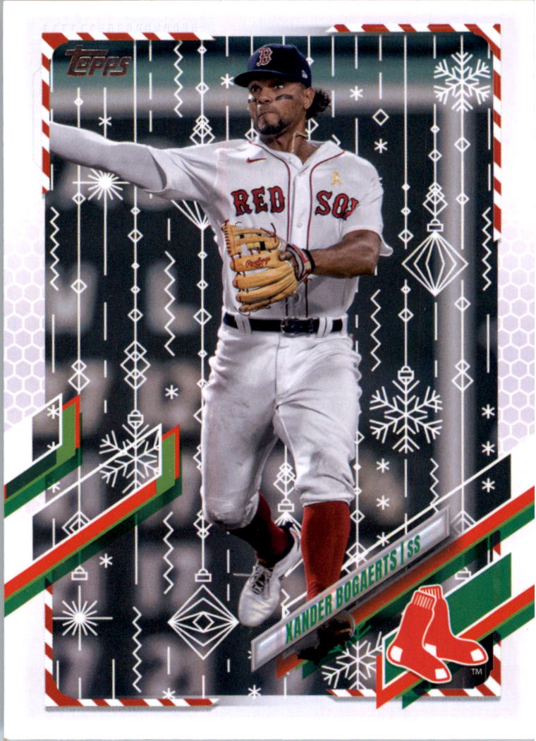 2021 Topps Walmart Holiday Baseball Card Pick (Base)