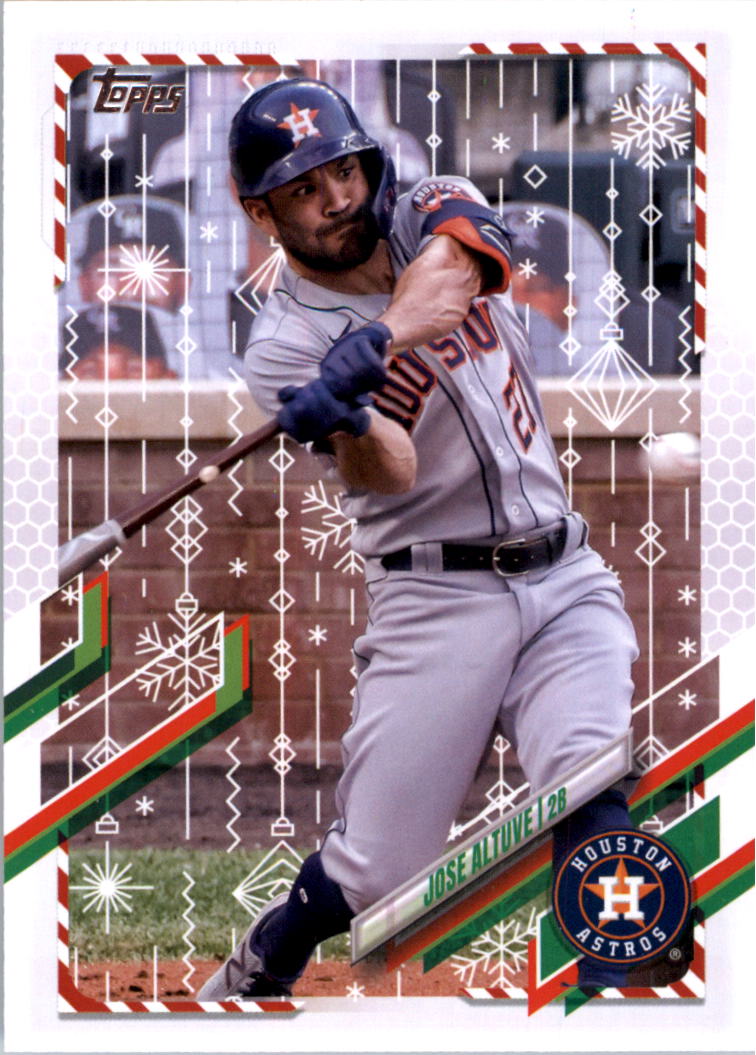 2021 Topps Walmart Holiday Baseball Card Pick (Base)