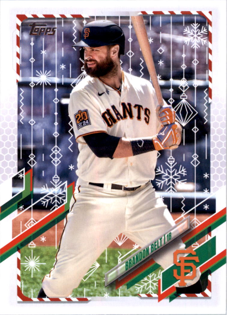 2021 Topps Walmart Holiday Baseball Card Pick (Base)