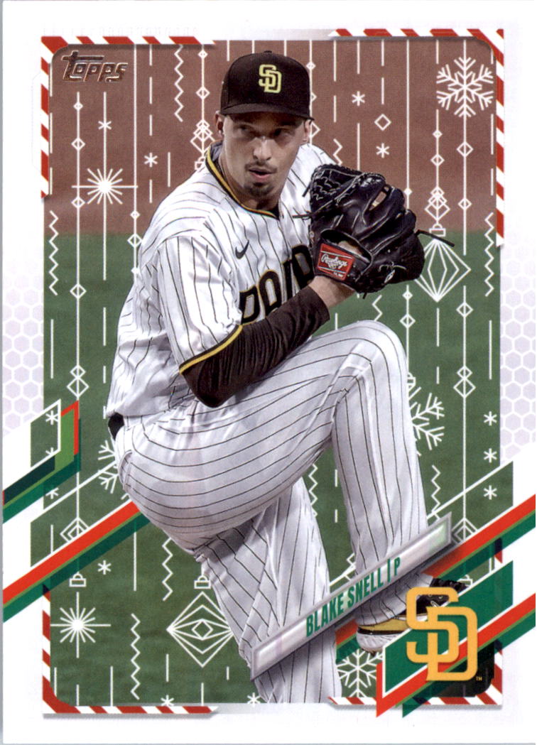 2021 Topps Walmart Holiday Baseball Card Pick (Base)