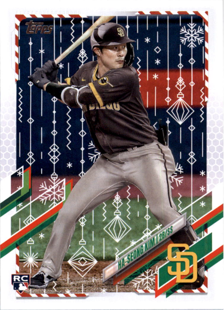 2021 Topps Walmart Holiday Baseball Card Pick (Base)