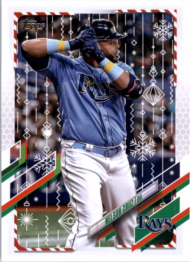 2021 Topps Walmart Holiday Baseball Card Pick (Base)