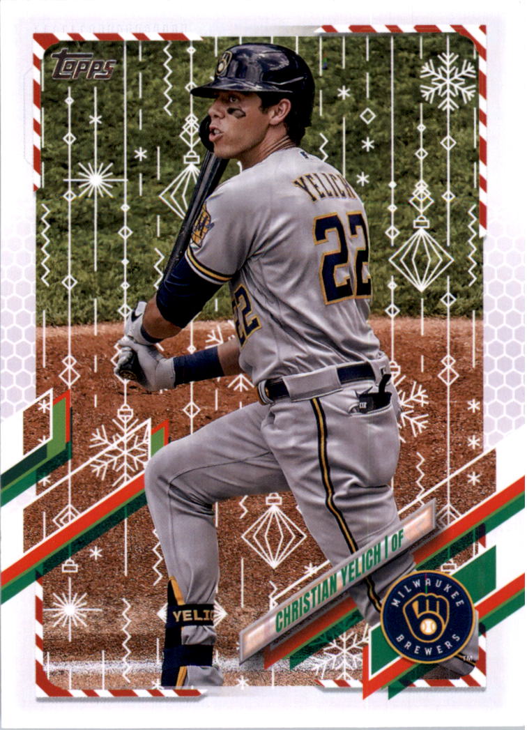 2021 Topps Walmart Holiday Baseball Card Pick (Base)