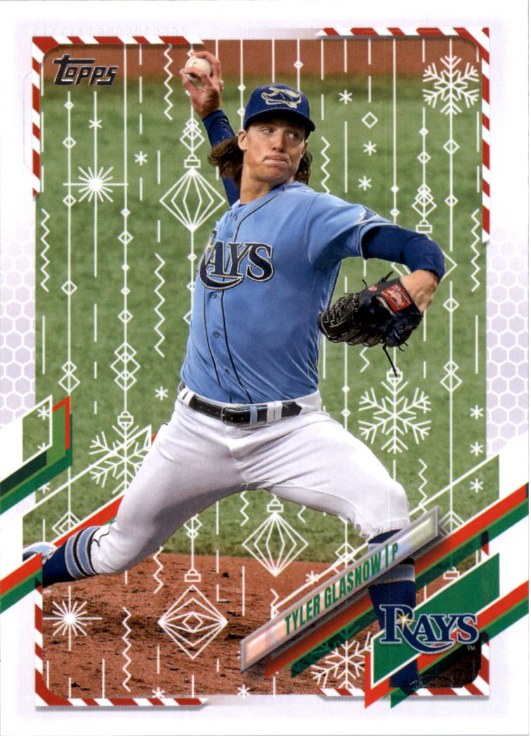 2021 Topps Walmart Holiday Baseball Card Pick (Base)