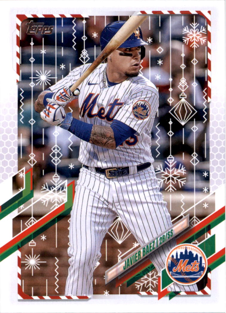 2021 Topps Walmart Holiday Baseball Card Pick (Base)