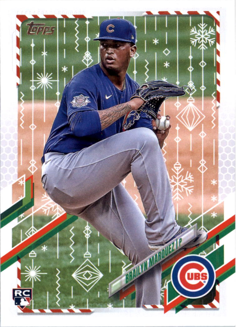 2021 Topps Walmart Holiday Baseball Card Pick (Base)