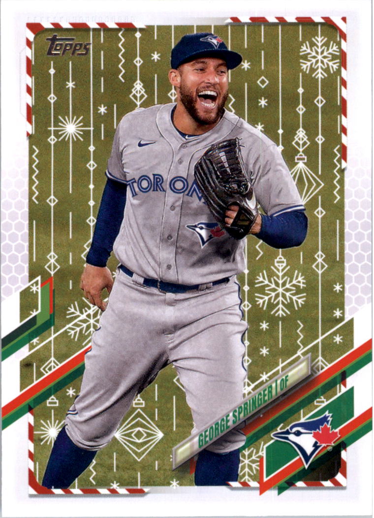 2021 Topps Walmart Holiday Baseball Card Pick (Base)