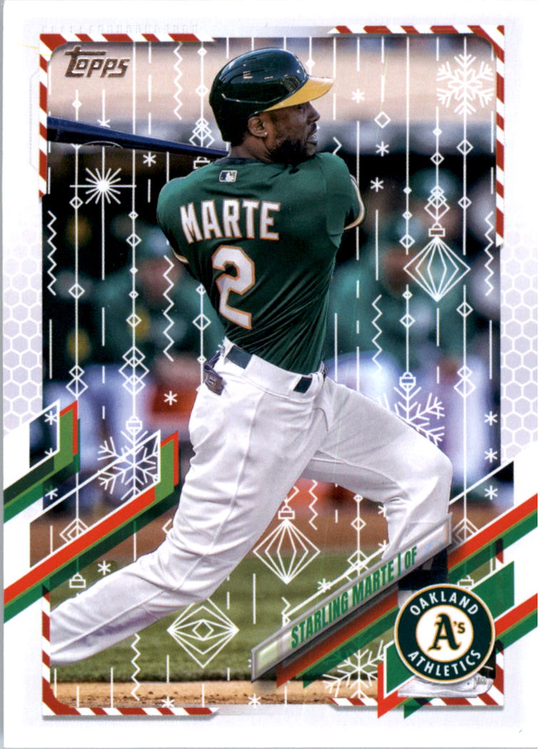 2021 Topps Walmart Holiday Baseball Card Pick (Base)