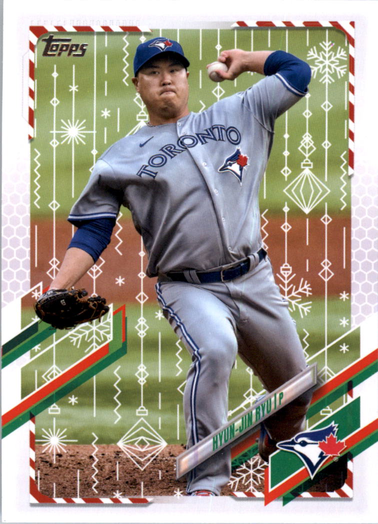 2021 Topps Walmart Holiday Baseball Card Pick (Base)