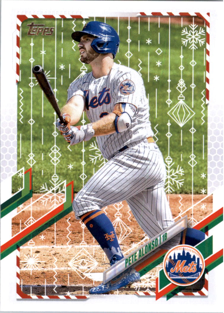 2021 Topps Walmart Holiday Baseball Card Pick (Base)