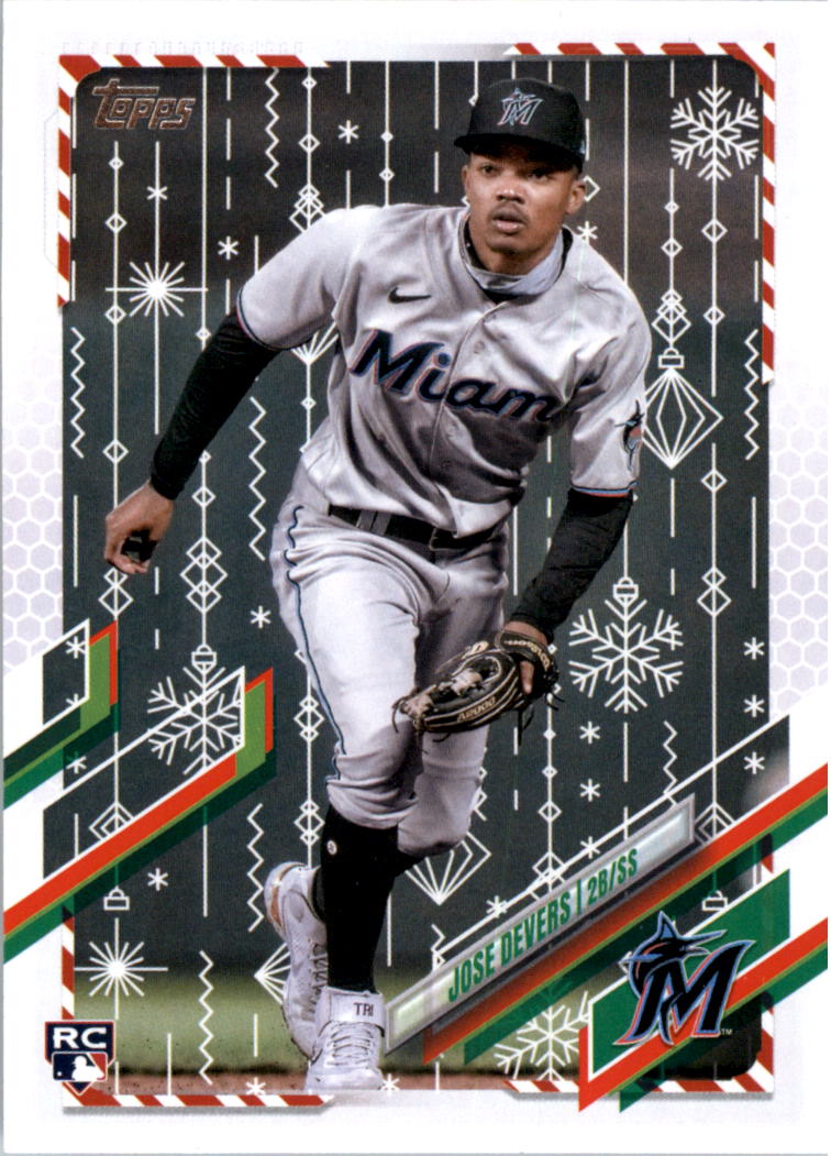 2021 Topps Walmart Holiday Baseball Card Pick (Base)