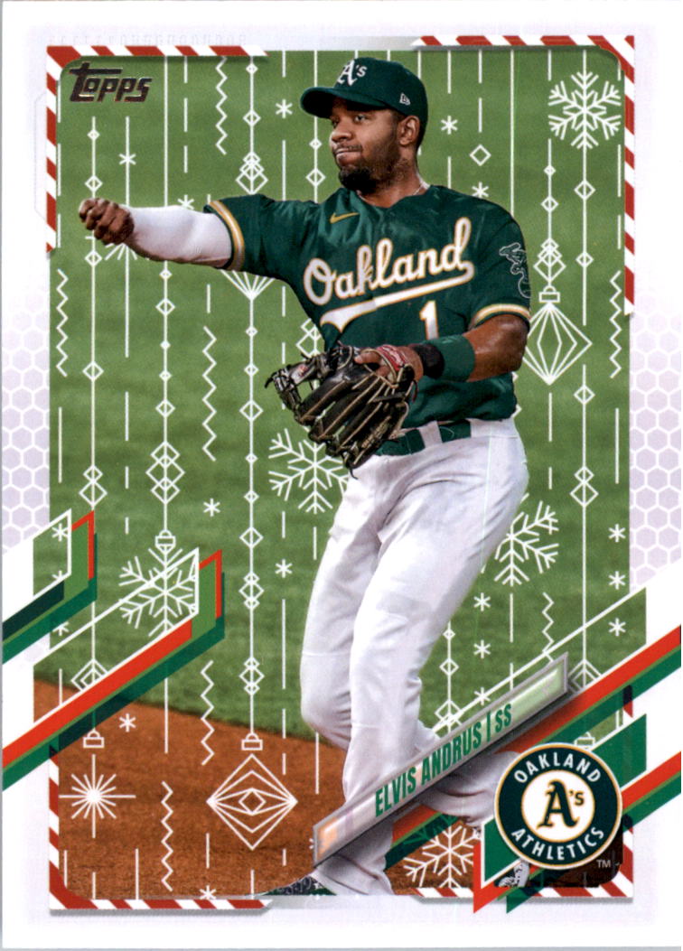 2021 Topps Walmart Holiday Baseball Card Pick (Base)