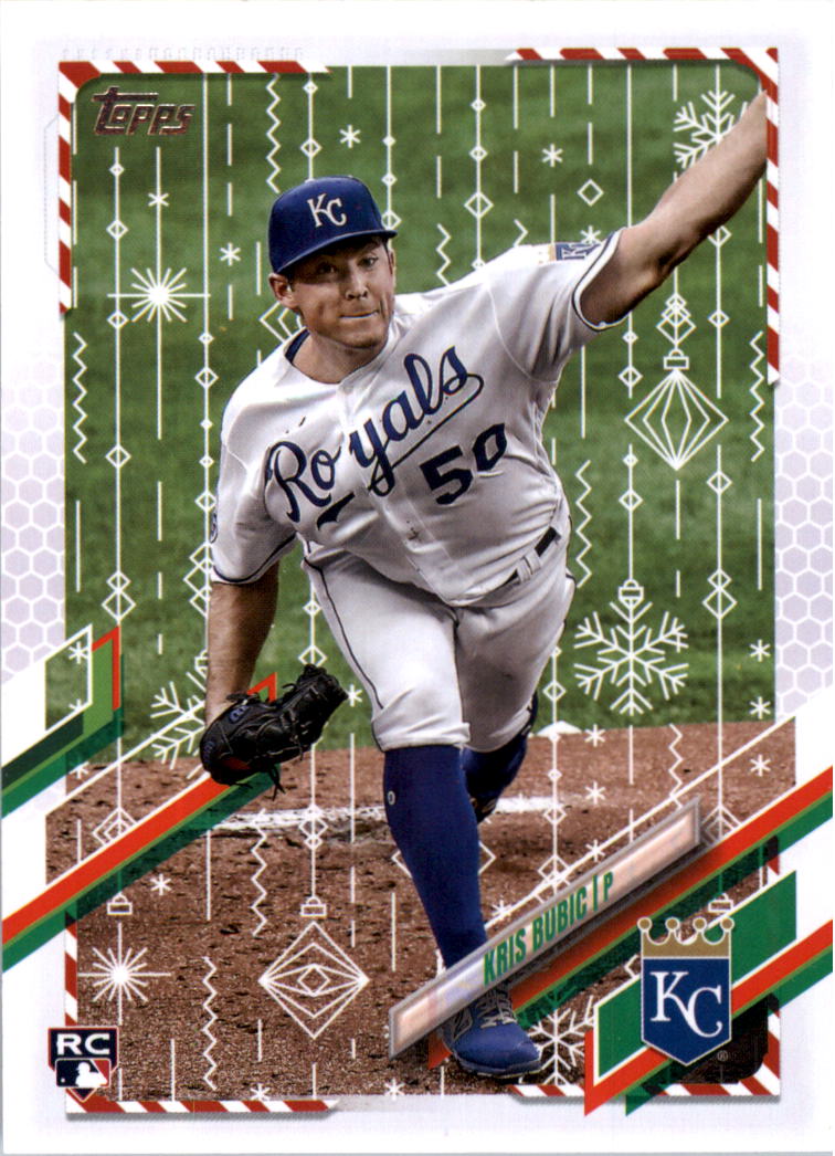 2021 Topps Walmart Holiday Baseball Card Pick (Base)