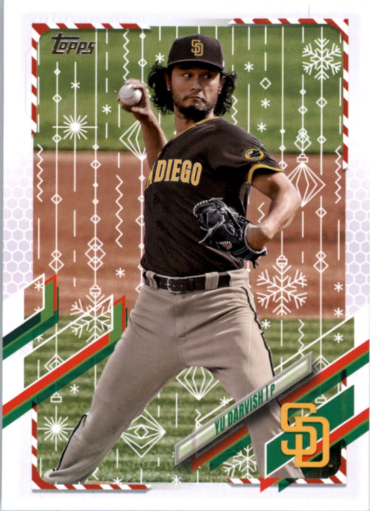 2021 Topps Walmart Holiday Baseball Card Pick (Base)