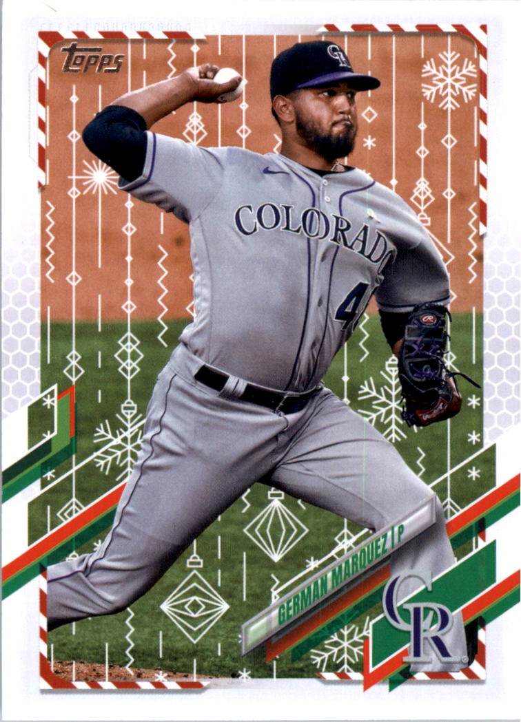 2021 Topps Walmart Holiday Baseball Card Pick (Base)