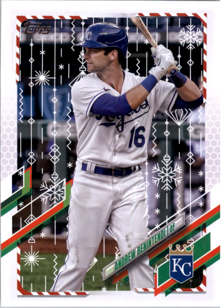 2021 Topps Walmart Holiday Baseball Card Pick (Base)