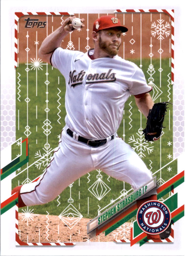 2021 Topps Walmart Holiday Baseball Card Pick (Base)