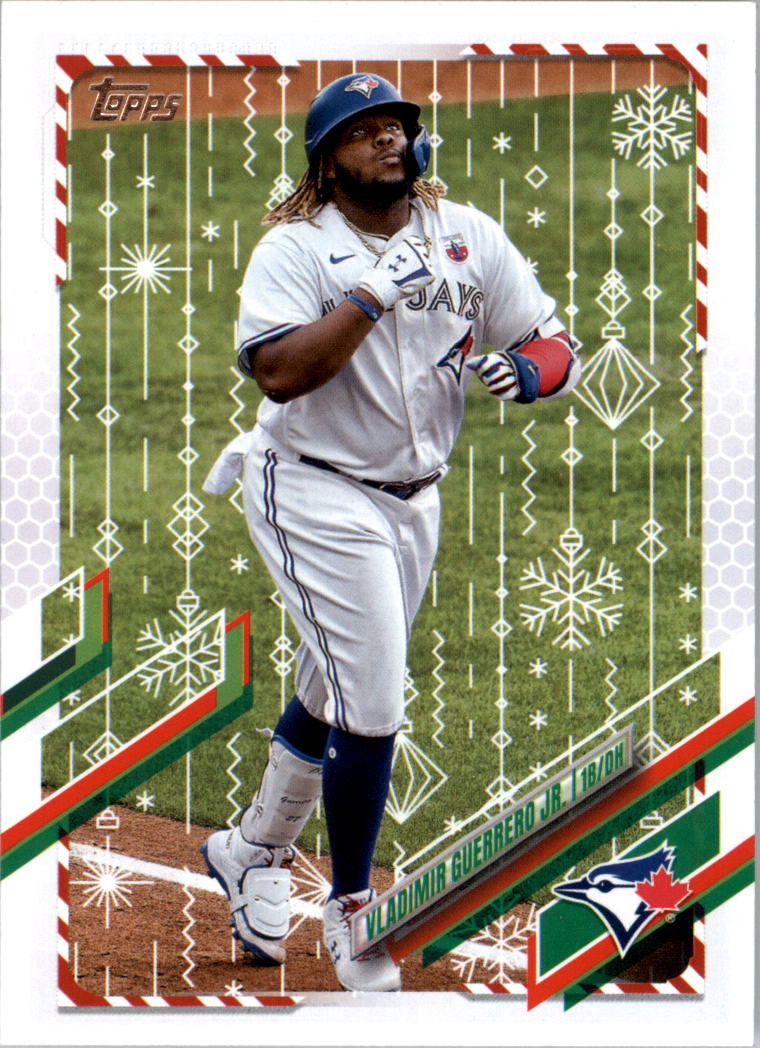 2021 Topps Walmart Holiday Baseball Card Pick (Base)