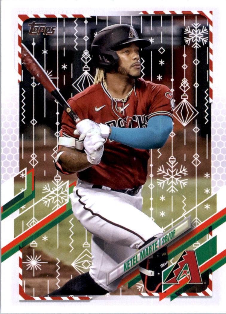 2021 Topps Walmart Holiday Baseball Card Pick (Base)