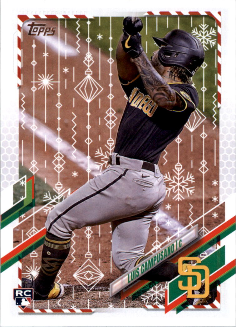 2021 Topps Walmart Holiday Baseball Card Pick (Base)