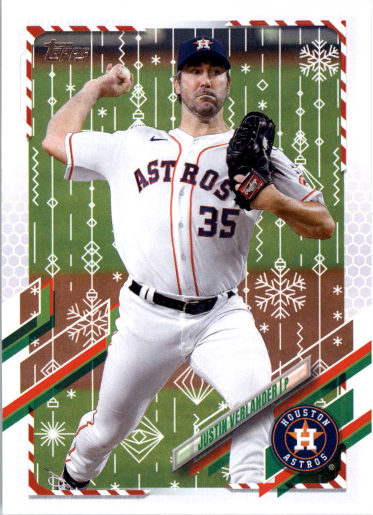 2021 Topps Walmart Holiday Baseball Card Pick (Base)